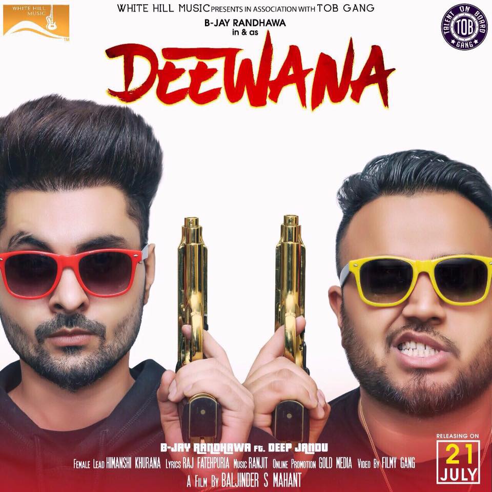 Deewana B Jay Randhawa lyrics poster