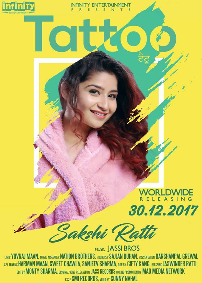 Tattoo Lyrics - Sakshi Ratti | Punjabi Song